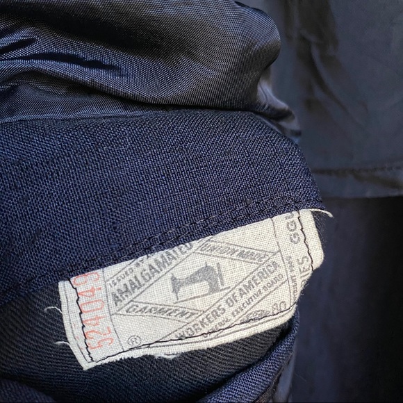 Hart Schaffner Marx Navy Silk Suit - Picture 10 of 16